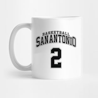 San Antonio Basketball - Player Number 2 Mug